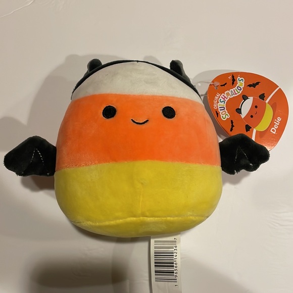 Delie Candy Corn Bat Squishmallow 2022 6/7”Halloween Plush Toy. - Picture 3 of 8